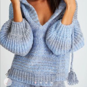 NWT LoveShackFancy Remington Hoodie Sweater XS/S